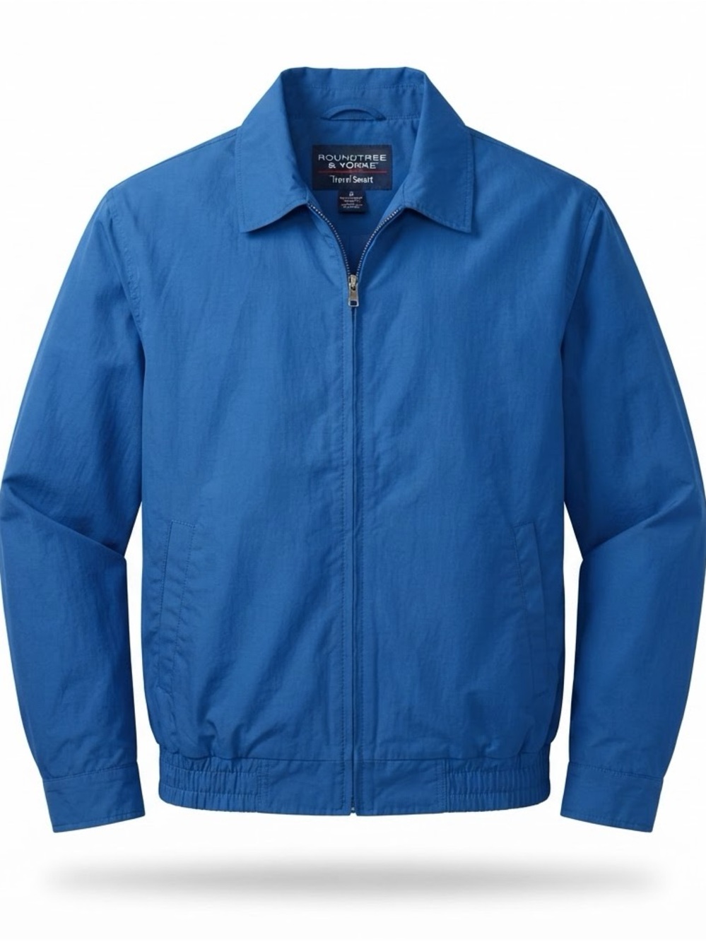 Roundtree & Yorke Men's Royal Blue Zip Jacket
